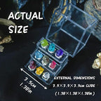 9 Rare Natural Gemstone Collection Gift Box-Peridot, Apatite & 7 Exquisite - Image 4