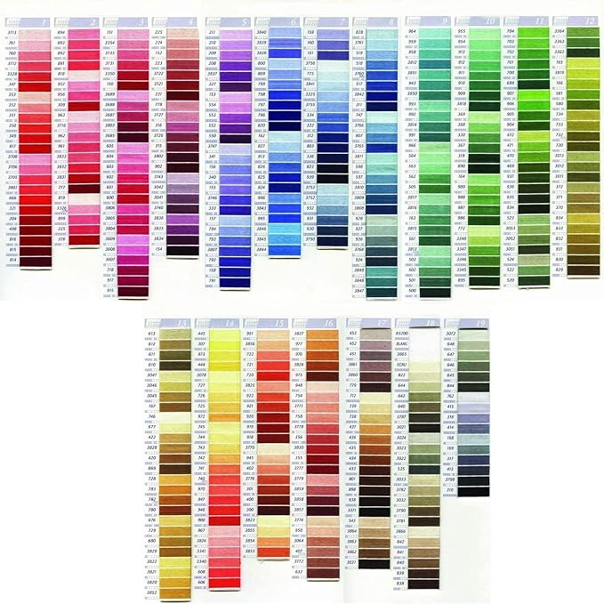 Embroidery Floss 447 Pre-Wound Threads on bobbins Fashionable Rainbow Color - Image 7
