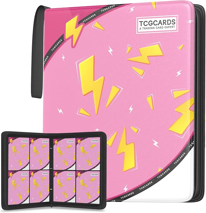 Trading Card Binder 4 Pocket, Card Binder 400 Pockets, Card Book Holder Cards by Unknown