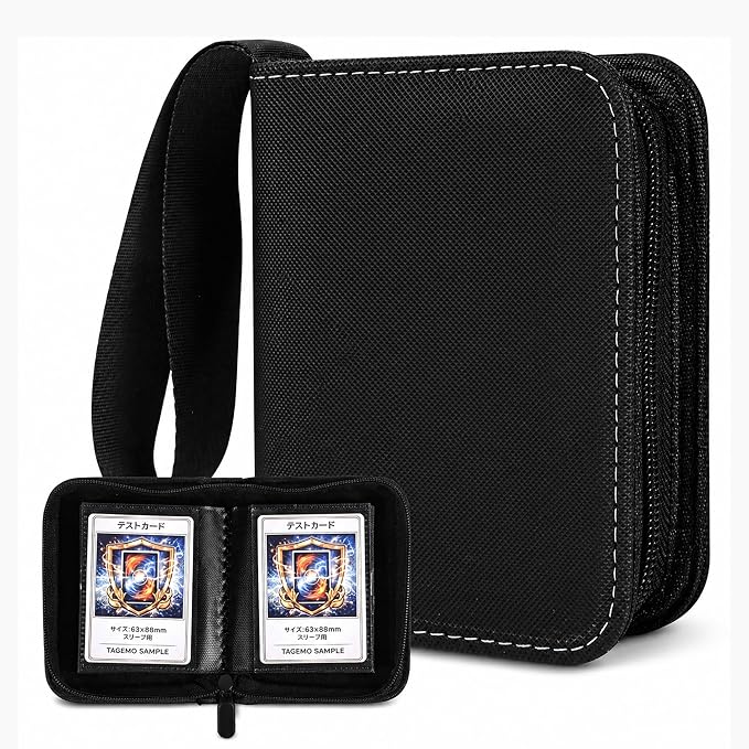 Mini Trading Card Binder Album, 1 Pocket Card Binder by Tagemo