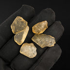 ColouredRocks Libyan Desert Glass, Raw Golden Tektite Crystals, Loose Gemstone - Image 2