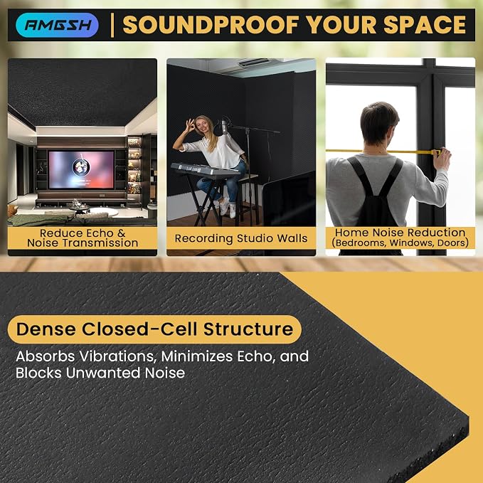 Sponge Neoprene with Adhesive Foam Rubber Sheet, 1/4" T x 12" W x 54" L - Image 3