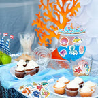 300Pcs Ocean Sea Animal Foam Stickers, Colorful Ocean Foam Crafts Stickers - Image 5