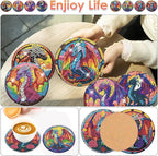 ijbnhd 8 PCS Diamond Art Coasters Kits - Image 2