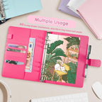 A5 Kpop Photocard Binder, PU Leather 6-Ring Album - Image 6