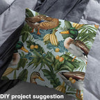 Wild Duck Fabric by The Yard, Tropical Banana Fruits WaterproofFabric, Rustic - Image 3