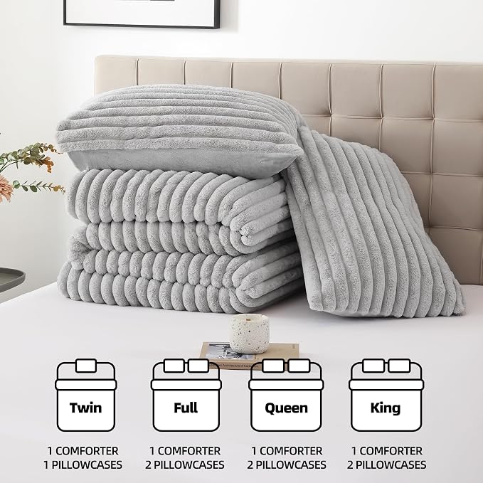 Smoofy Fluffy Twin Comforter Sets 2 Pieces - Image 7