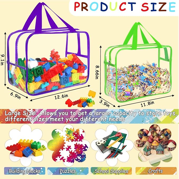 6 Colors Large Toy Storage Bags - Image 2