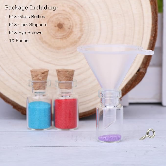 MaxMau 64pcs 1ml Tiny Vials - Image 7