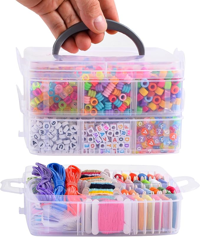 Peirich Jewelry Making Bead Kits, Includes 44 Embroidery Floss - Image 9