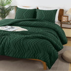 Andency Emerald Green Oversized Super King Plus Comforter Set 128x120, Extra - Image 3