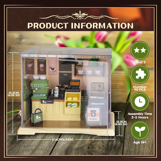 Coffee Shop Mini Model Kits - Image 6