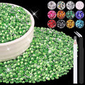 8000PCS 3mm Resin Rhinestones Bulk by BELLEBOOST