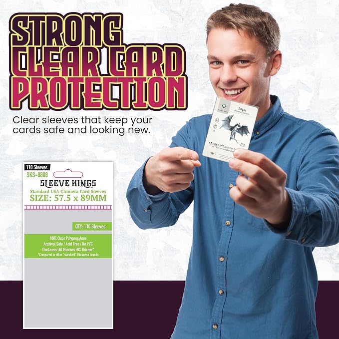 Sleeve Kings Standard USA Chimera Card Sleeves 57.5 X 89 mm - Image 2