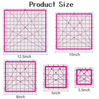 5 Quilting Rulers, Quilting Square | Square Rulers, Square Quilting Rulers - Image 4