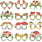 Pajean 36 Pcs Enchanted Forest Party Decorations Mushroom Themed Eyeglasses by Pajean