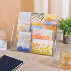 CELSOL 2 Pack Elevated 3 Tier Clear Acrylic Card Display Stand - Image 4