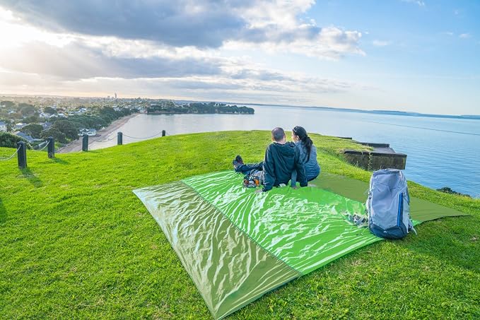 WEKAPO Beach Blanket Sandproof Waterproof, Extra Large Beach Mat, Oversized & - Image 9