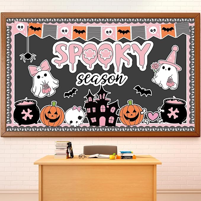Halloween Ghost & Pumpkin Paper Cutouts by ojustbeok