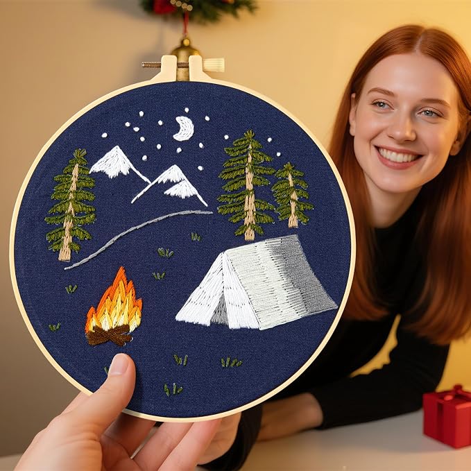 Crafmanoe Christmas Embroidery Kits - Image 2