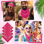 100 Pack Bandanas Unisex Paisley Bandanas Bulk Multi Purpose Cowboy Head Wrap - Image 3