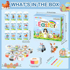 Easter Air Dry Clay for Kids, 12 Boxes Modeling Magic Clay Kit - Image 2