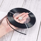 Fashewelry 32.8Ft 5mm Aluminum Flat Wire Black Bendable Metal Craft Wire Strip - Image 5
