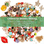 Crweety 460Pcs Charms for Jewelry Making, Pendants Earring Charms for Bracelets - Image 6