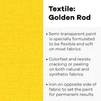 Textile Color Paint Goldenrod - Image 2
