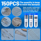 205pcs Needle Felting Starter Kits: 150pcs Wool Felting Tools & 3 Needle Bottles - Image 4