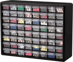 Akro-Mils 64-Drawer Plastic Storage Cabinet, 20-Inch W x 6-Inch D x 16-Inch H | - Image 10