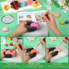 IMZAY Needle Felting Tools, Wool Felting Supplies, Needle Felting Kit - Image 3