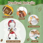 OBUSATT 60 Pcs Football Theme Cutouts Rugby Bulletin Board Decorations Sports - Image 3