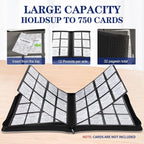 Card Binder – 720 Capacity, Zippered Trading Card Holder - Image 2