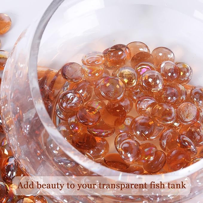 5LB Fire Glass Beads Flat Glass Marbles - Image 4