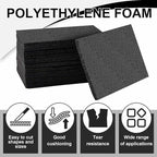 Frienda 48 Pcs 12" x 8" x 0.5" Polyethylene Foam Sheet Thick Black Packing Foam - Image 4
