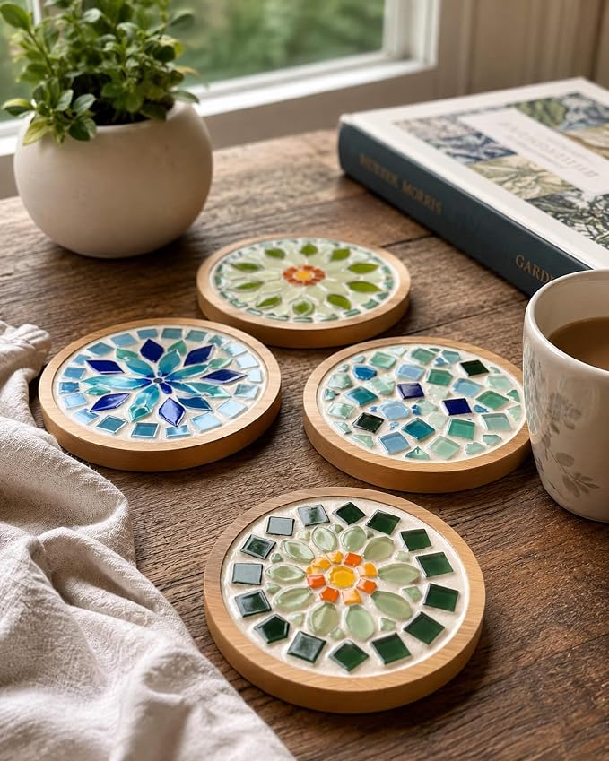 Bamboo Coasters for Crafts, DIY resin projects, classroom crafts, handmade - Image 5
