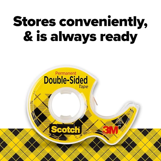 Scotch Double Sided Tape with Tape Dispenser, Office and School Supplies - Image 7