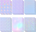 36 Sheets Holographic Laminate Sheets 8.5x11 Inch Self Adhesive 6 Patterns | by CosrkHolographicLaminateSheets