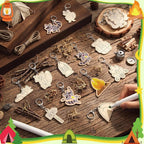 RattanView 24 Pcs Camp Craft Color Your Own Religious Camping Keychains DIY - Image 4