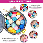 MYBAGZING Expandable Yarn Storage Organizer, Crochet Bag & Yarn Tote - Image 3