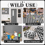 Black White Buffalo Bulletin Board Roll Non-Woven Fabric Poster 16in X 12ft | - Image 6