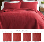 Levtex Home Cross Stitch Reversible Full/Queen Quilt Set - Image 4