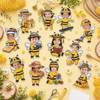 120pcs Bee Theme Cutouts Honey Bee Bulletin Board Decorations Back to School - Image 4