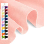 Peach Soft Felt Fabric Sheet 36" x 36", 1.6mm Thick, Premium Craft Felt by Grainear