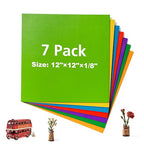 7 Pack Colored Plywood Sheets, Rolling Paint Process by Wowood