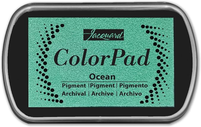Jacquard ColorPad Archival Pigment Ink Stamp Pads- Ocean by Jacquard