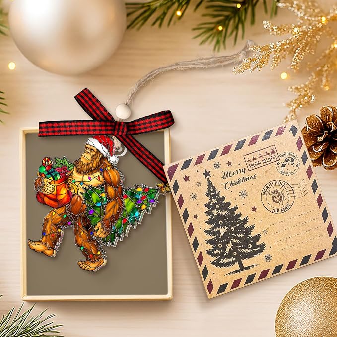 Bigfoot Christmas Ornament - Image 3