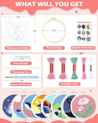 FIVEIZERO DIY Punch Needle Kit for Beginners, Yarn Punch Needle Art Craft Kit - Image 2