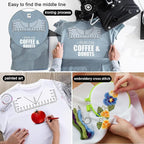 Tshirt Ruler Guide for Vinyl Alignment, T Shirt Rulers to Center Designs - Image 7